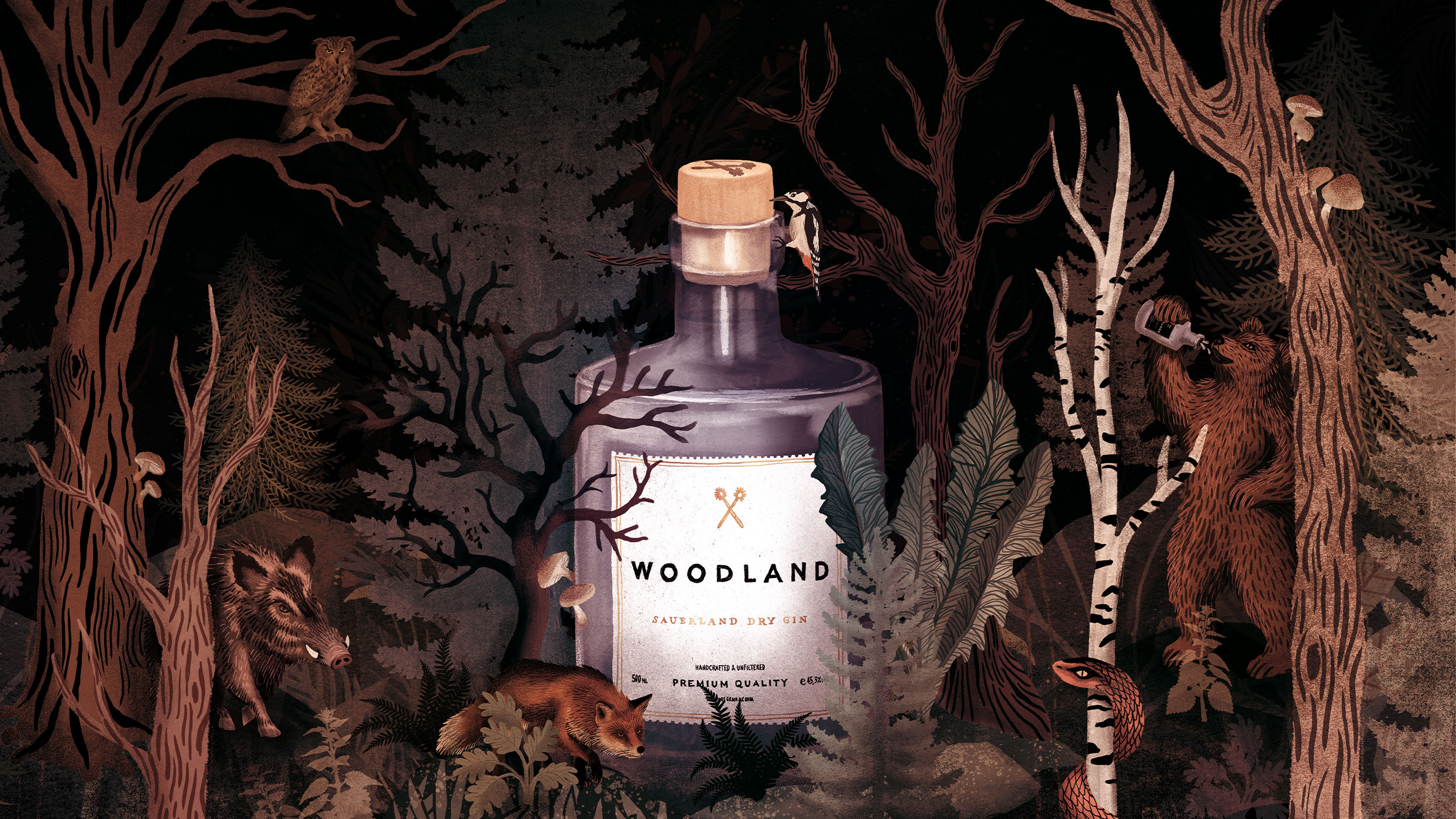 Woodland-Premium-Dry-Gin-Elsa-Edition