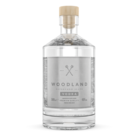 Woodland Vodka Flasche